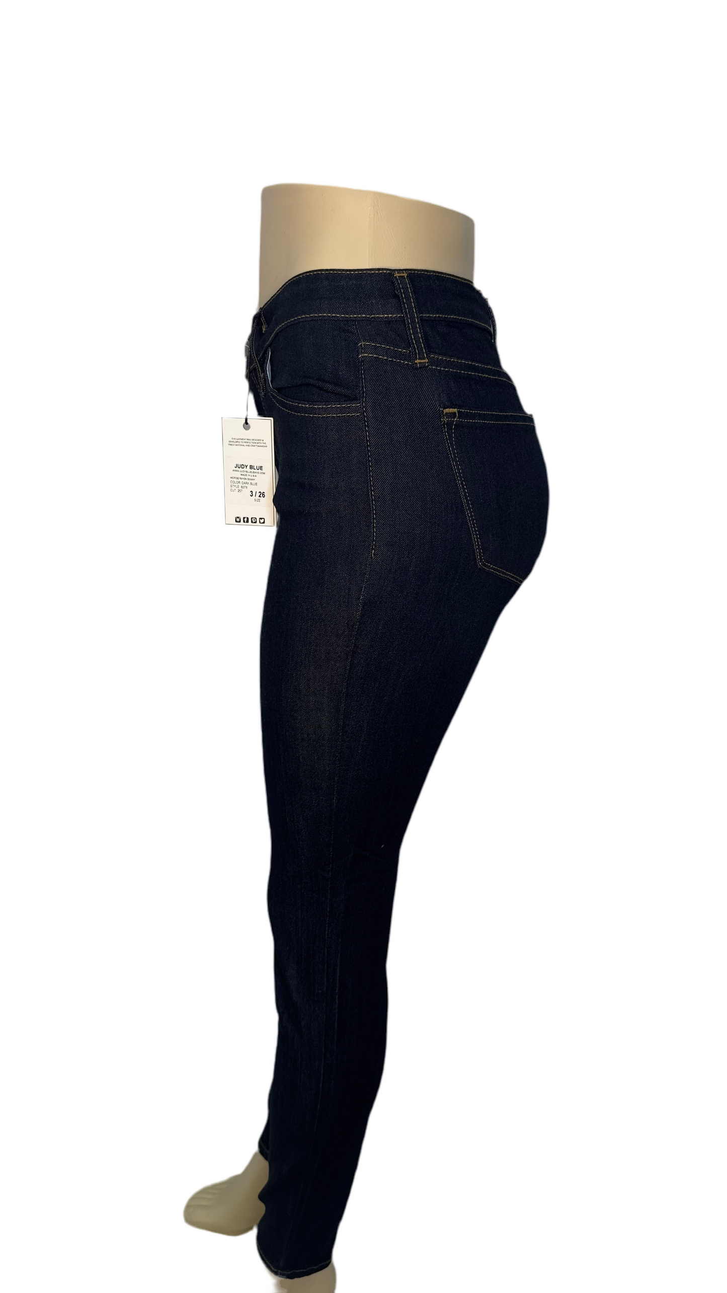 Judy blue mid rise skinny jeans