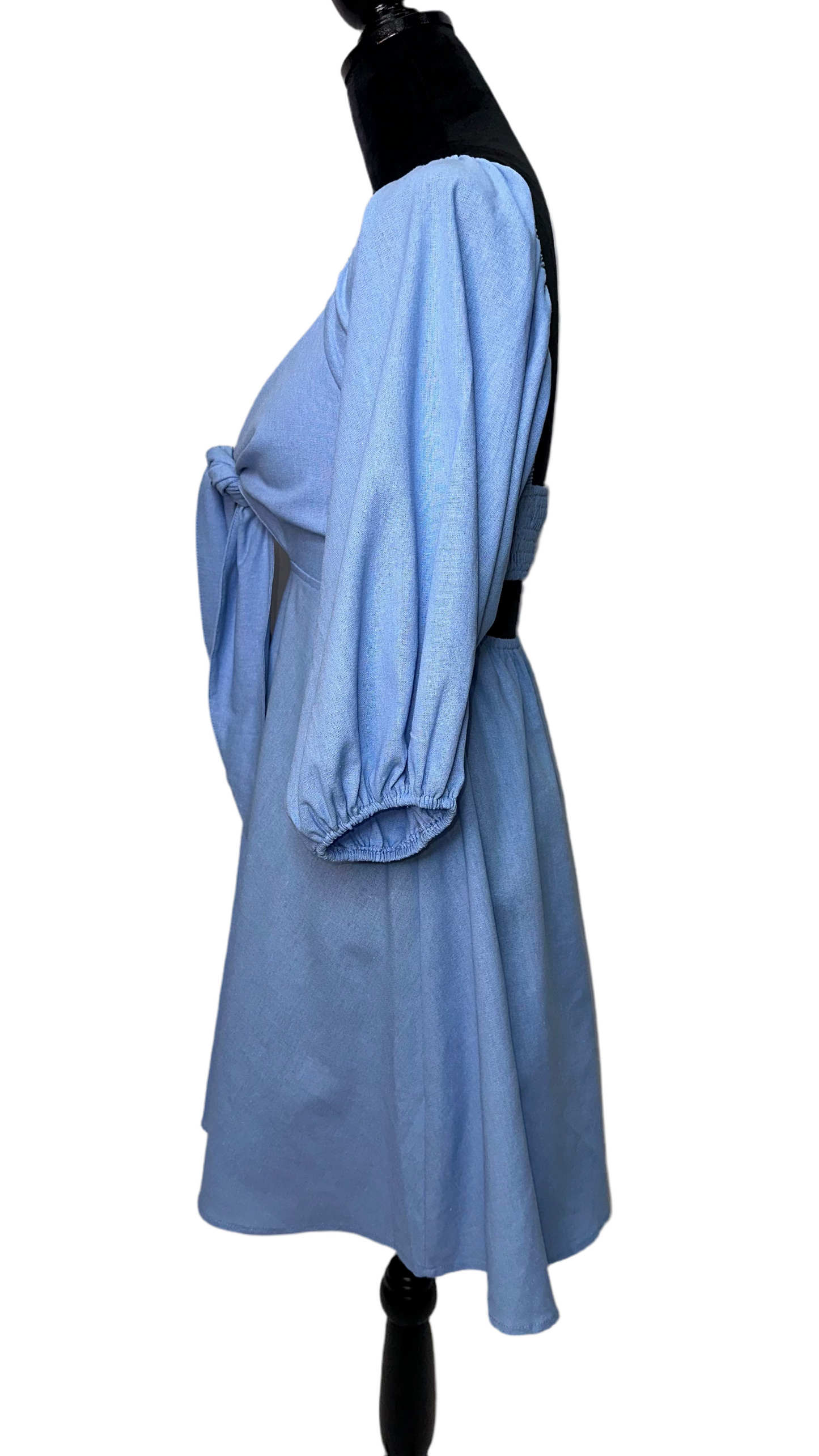 Denim blue Jean short dress