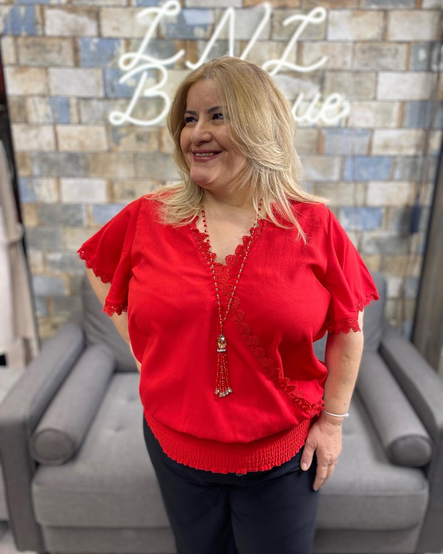 Plus size blouse