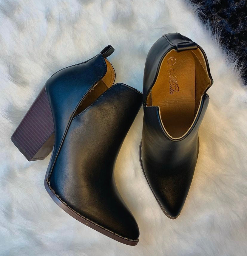 Black southern booties