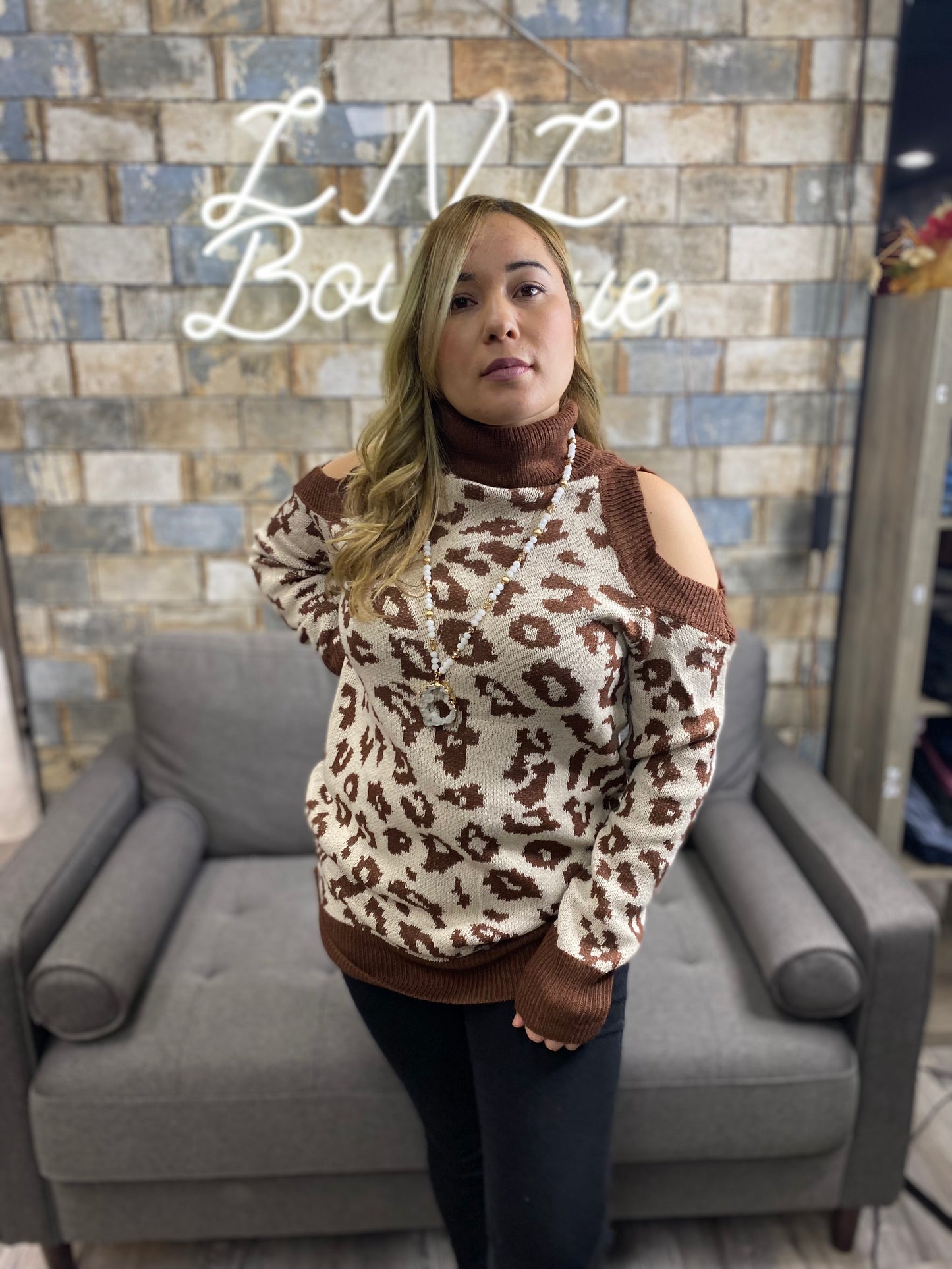 Cheetah Sweater