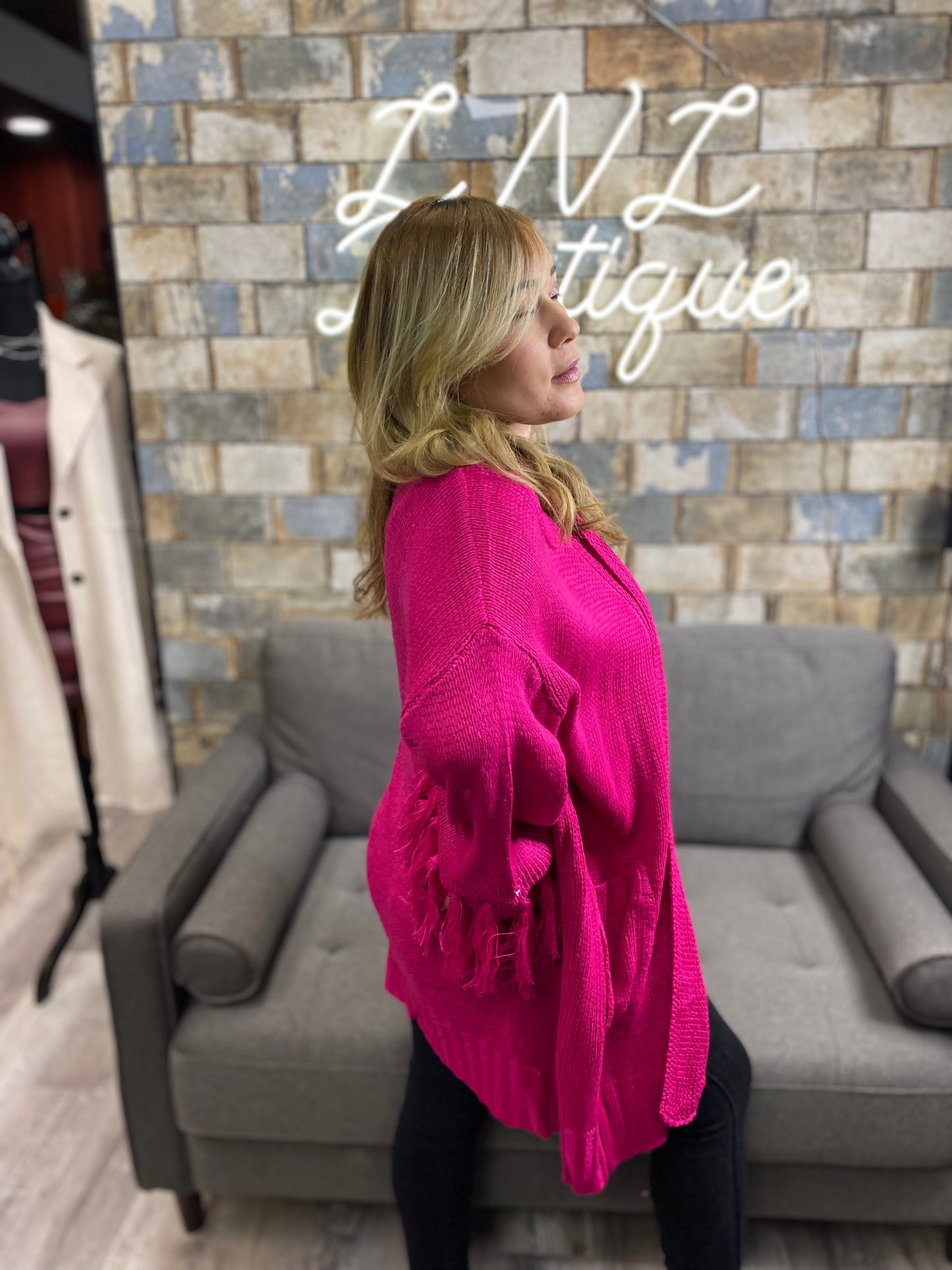 Hot pink Cardigan
