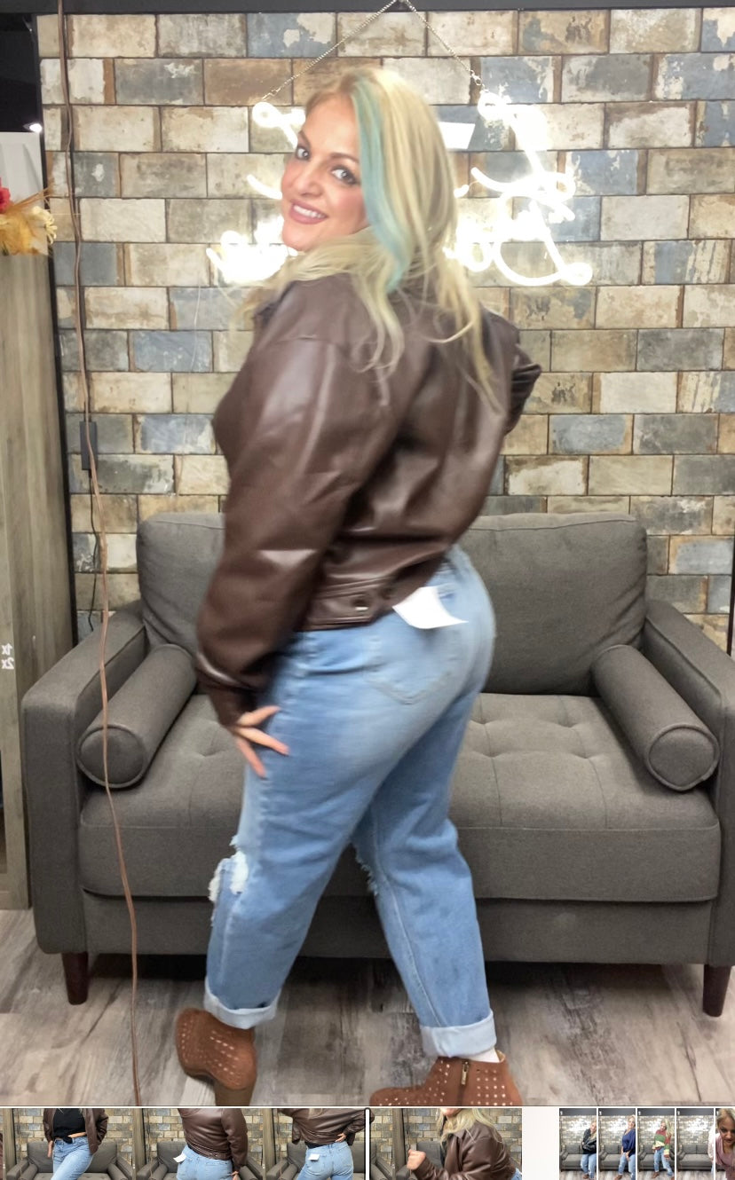 Brown Leather Jacket