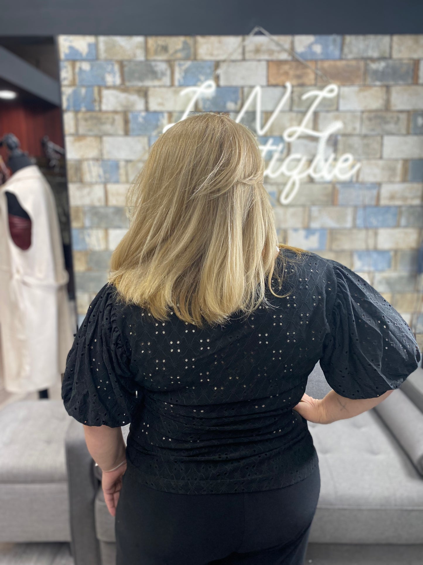 Dressy black blouse