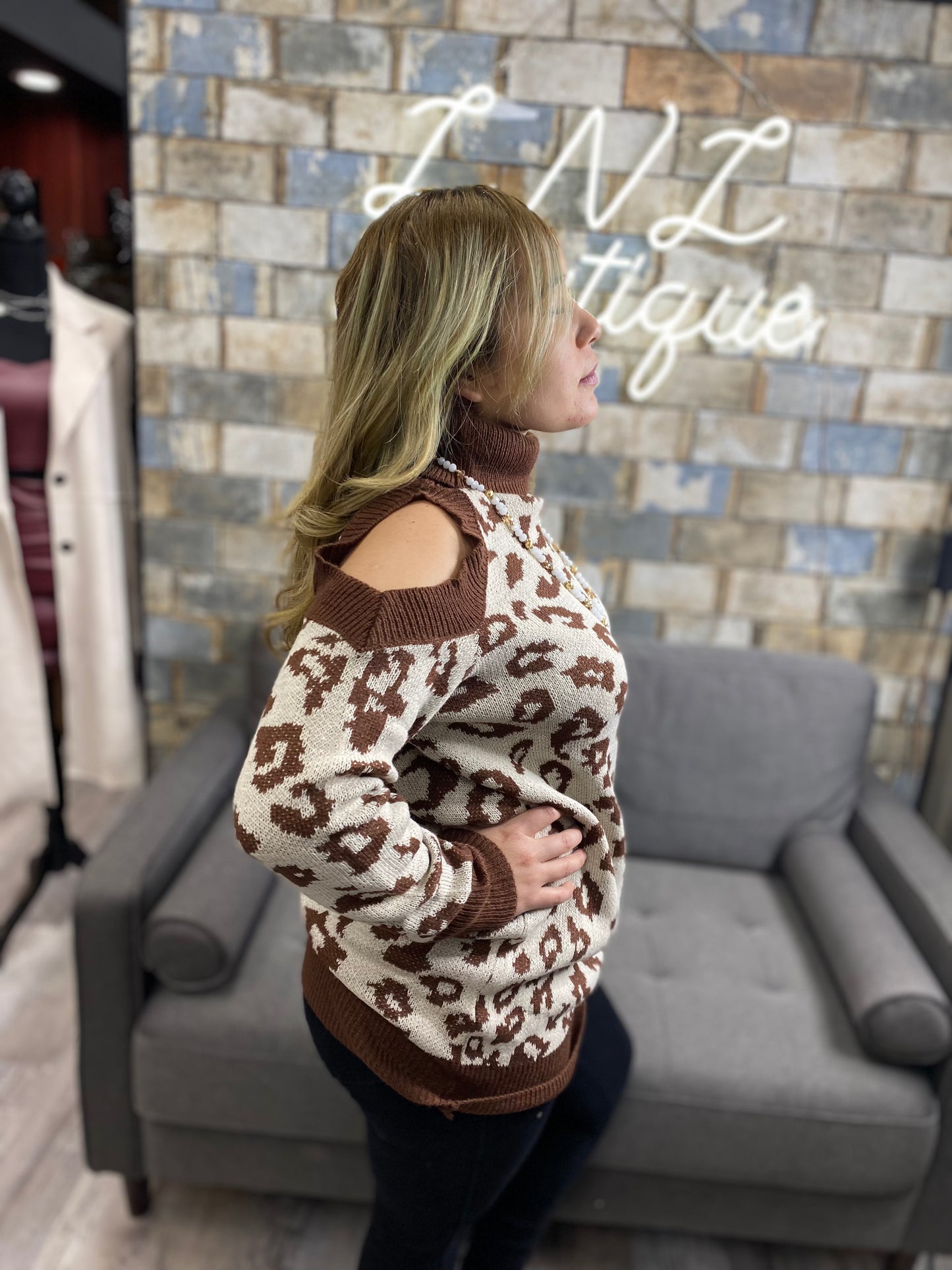 Cheetah Sweater